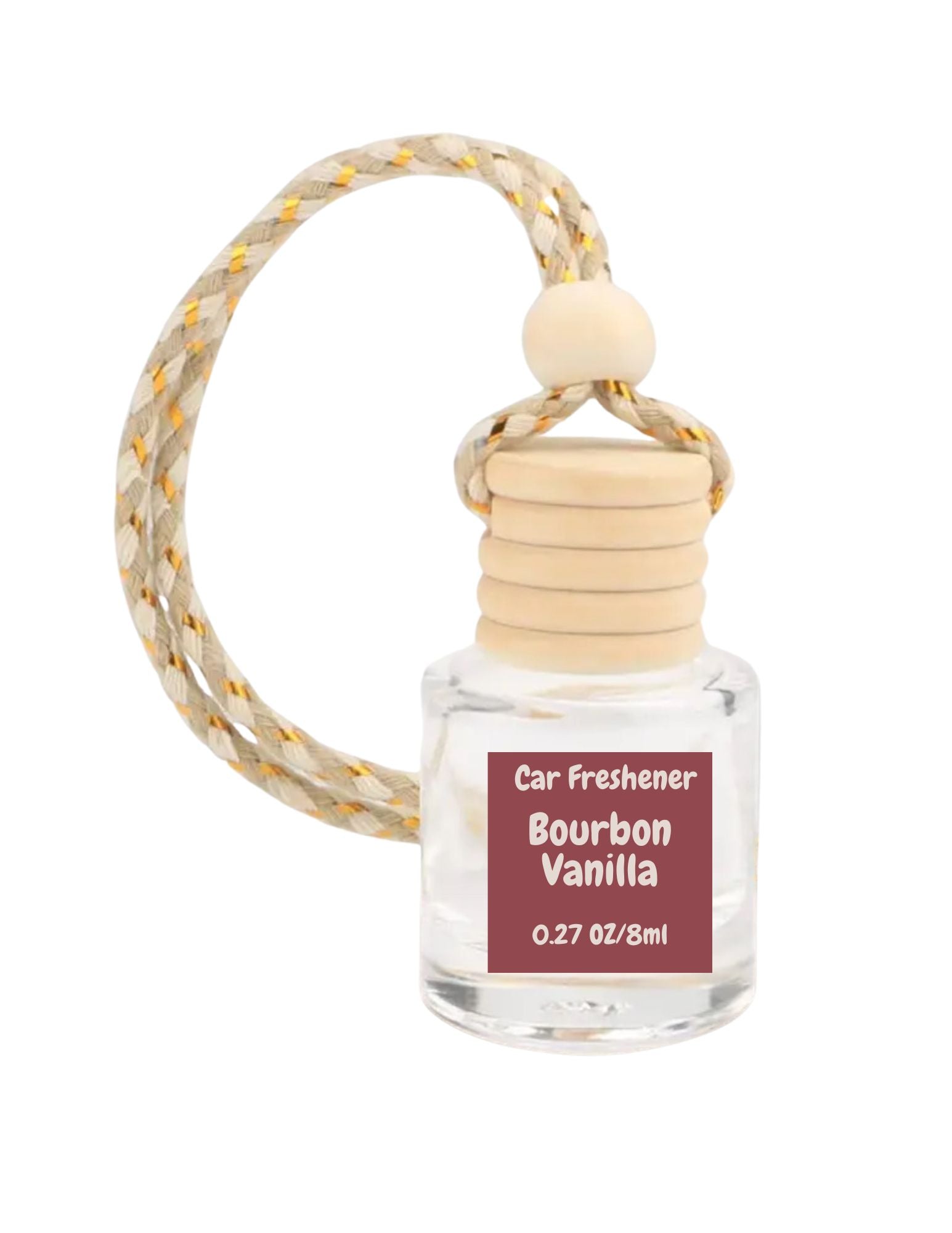 Bourbon Vanilla Hanging Car Diffuser