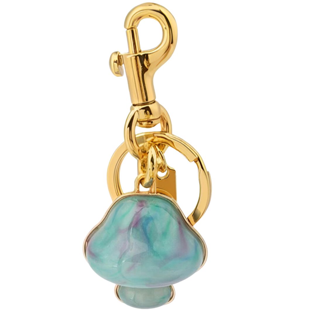 Tie Dye Mushroom Bag Charm and Keychains