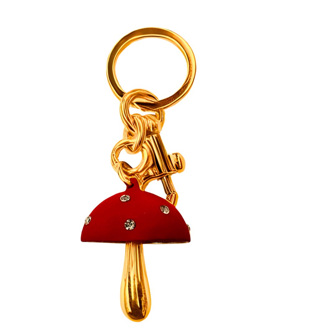 Mushroom Bag charm and Keychain