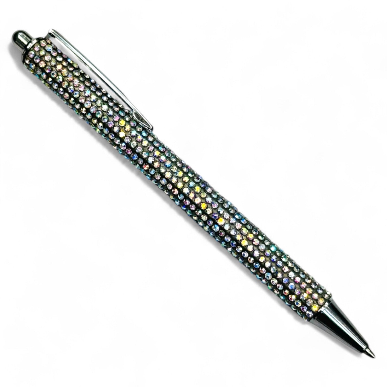 Silver AB Rhinestone Pen