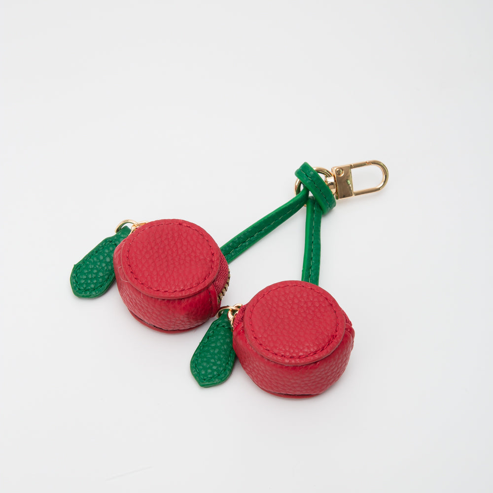 Cherry Coin Bag Charm
