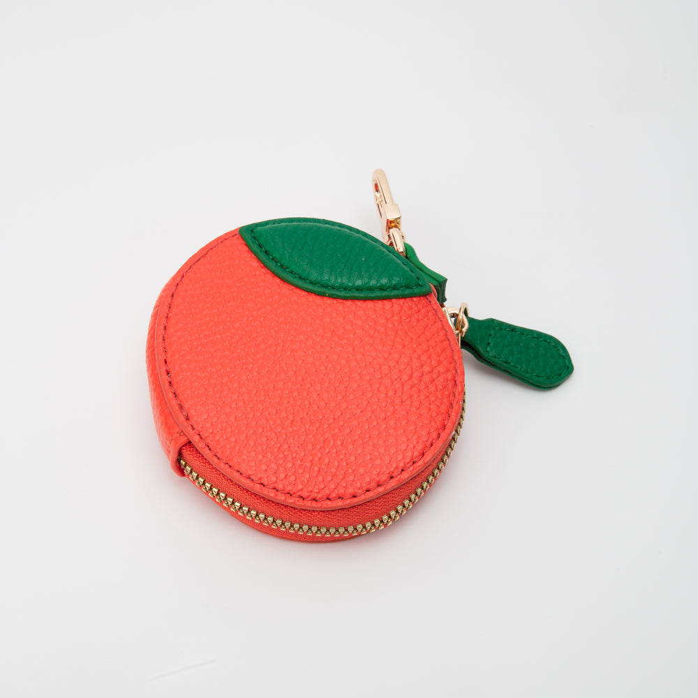 Orange Coin Bag Charm